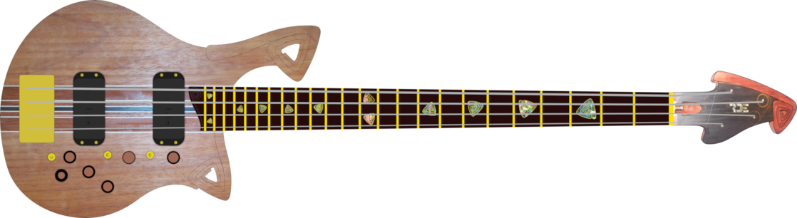 Spirangle Bass by RDE Lutherie