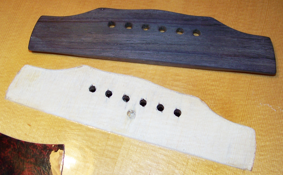 A clean gluing surface and flat bottomed bridge