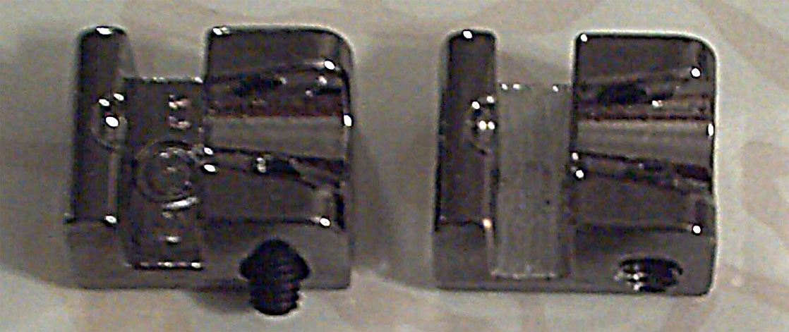 Saddle holders before and after