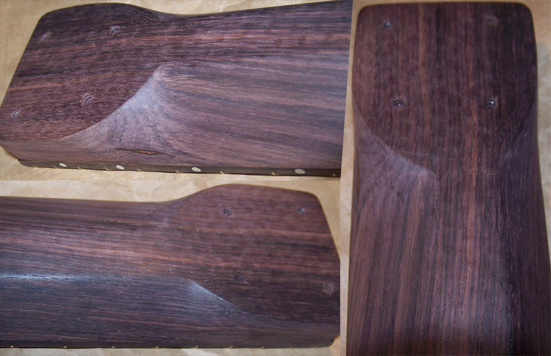 The heel after carving