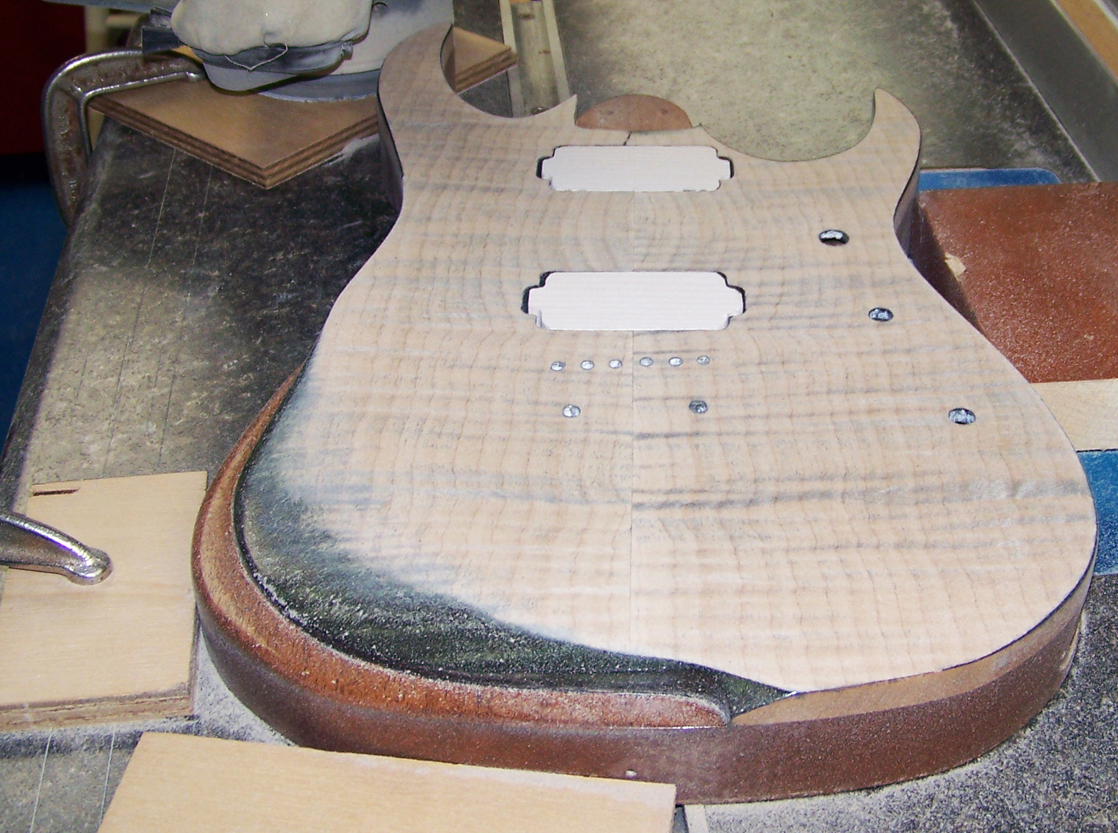 Top sanded down